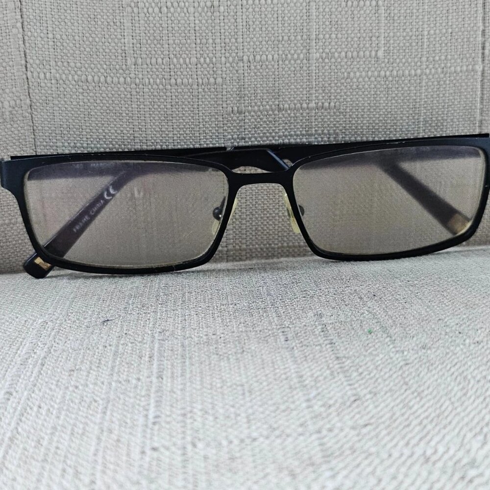 Marchon NYC Uptown Men Eyeglasses Frame Black HALL 001 54[]16 140 Glasses - Picture 2 of 12